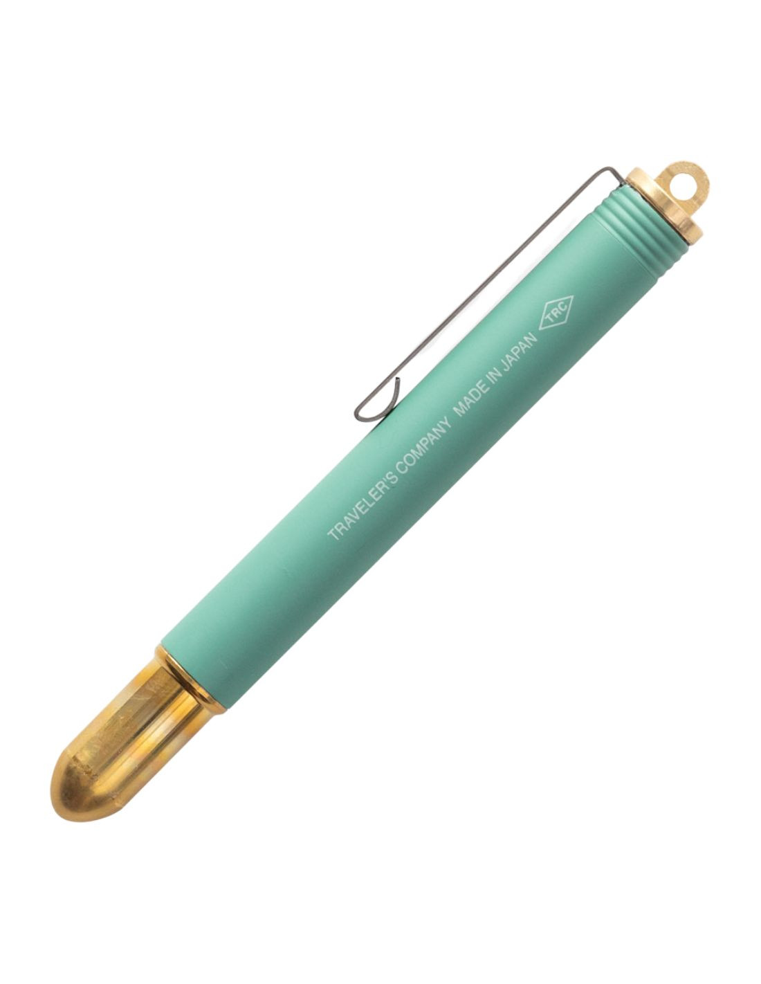 Brass Fountain Pen - TRC BRASS Limited Color Factory Green - Traveler's Company