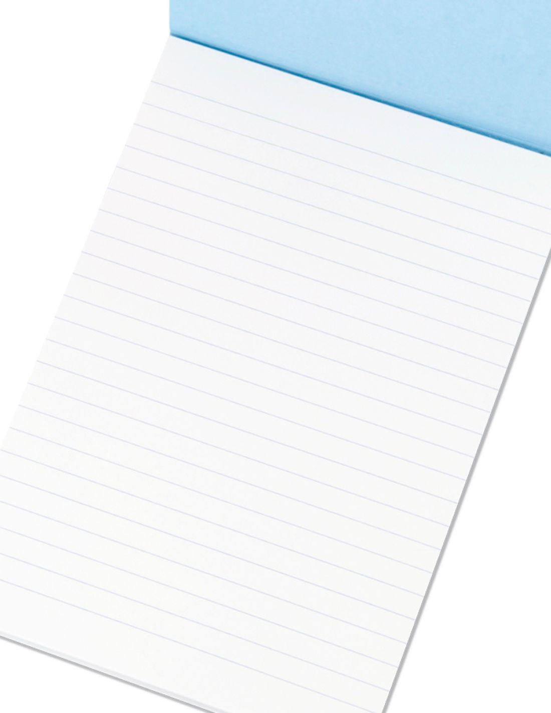 Marque-page En Papier Blanc Avec Note Autocollante Sur Les Pages Lignées Du  Livre