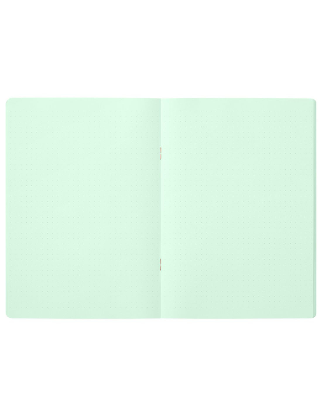 Cahier A5 ligné - Papier coloré - Vert - Midori