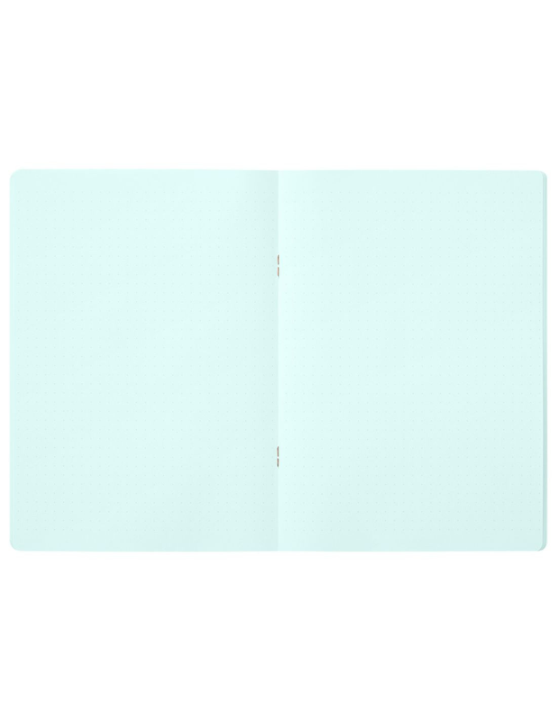 Cahier à spirales A5 dot - Papier coloré - Bleu - Midori