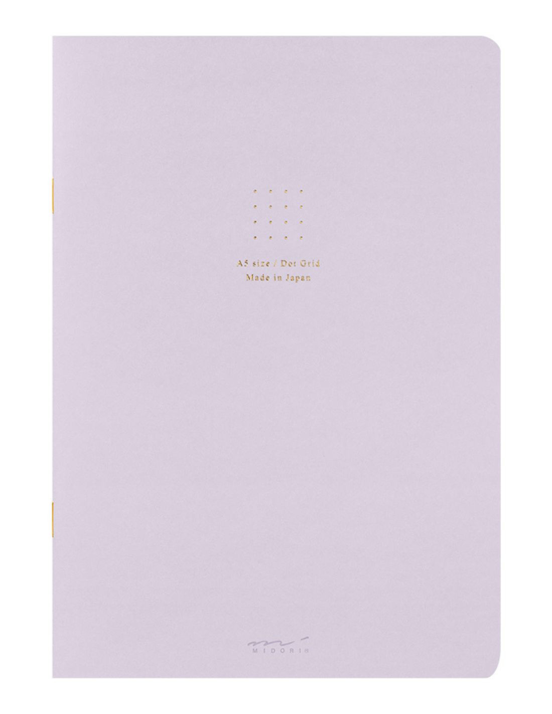 Cahier A5 dot - Papier coloré - Violet - Midori