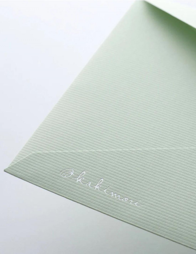 Lot d'enveloppes Kakimori - Vert clair