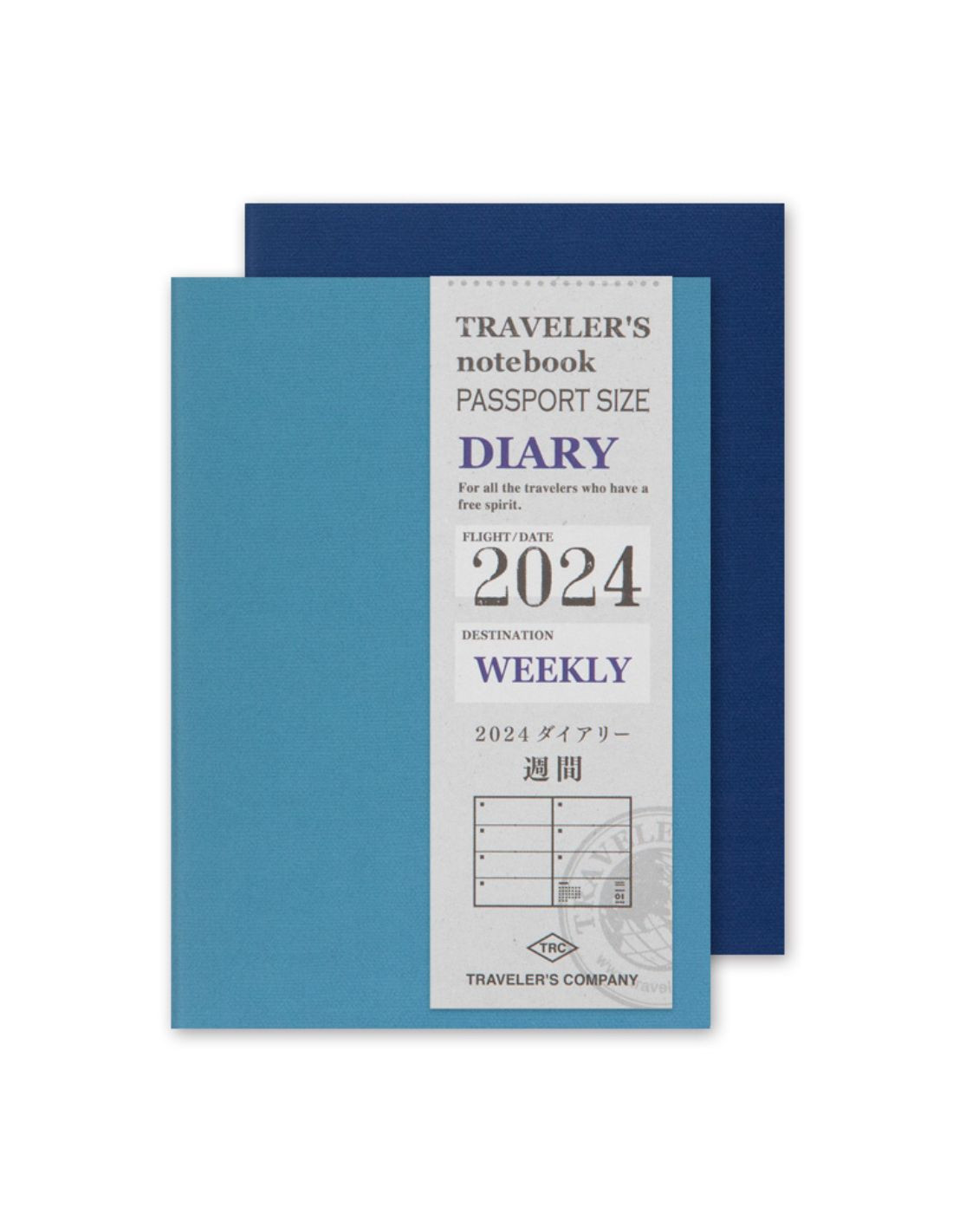 Agenda hebdo 2024 (Passport Size) - TRAVELER'S notebook
