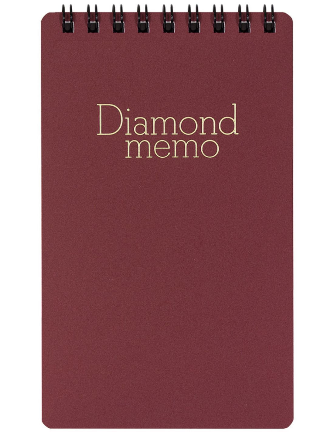 Midori Diamond Memo [L] Spiral Ring Notebook Red