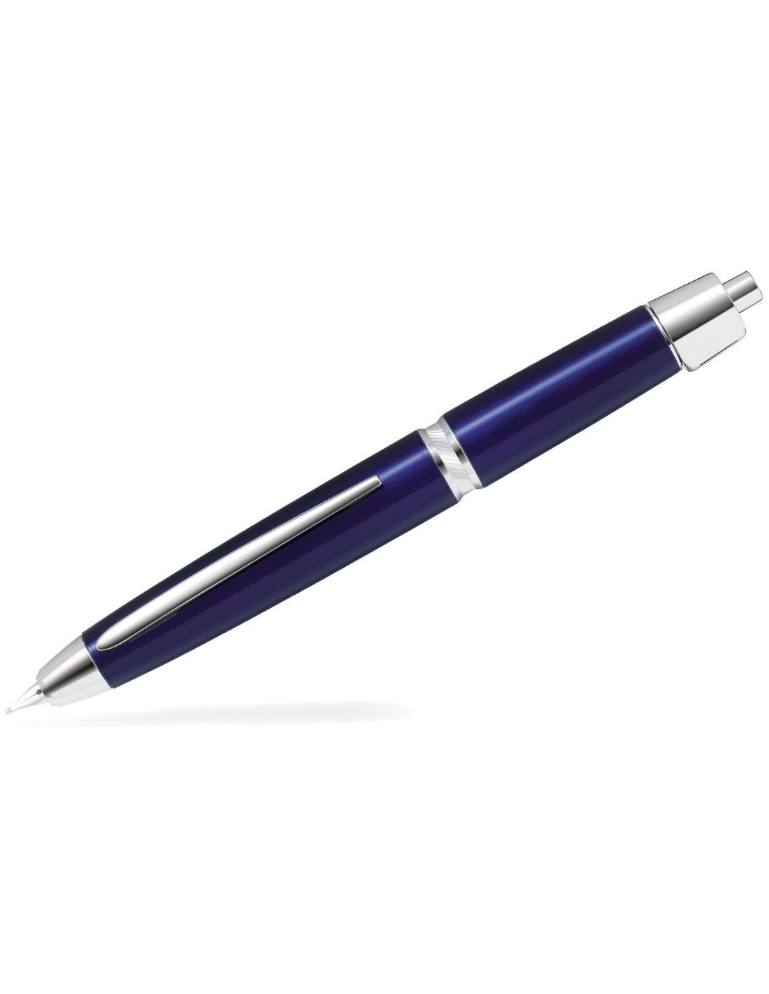 Pilot CAPLESS LS - Vanishing Point - Rhodium - Blue - Fountain pen