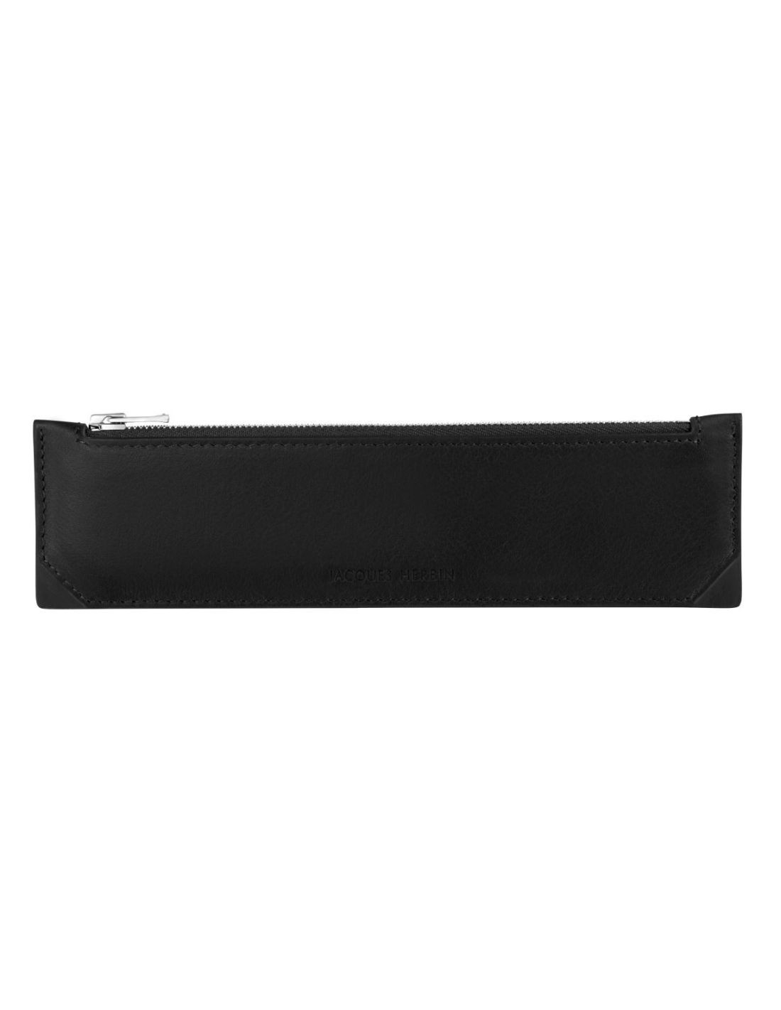 Leather Pencase - Small - Black - Jacques Herbin