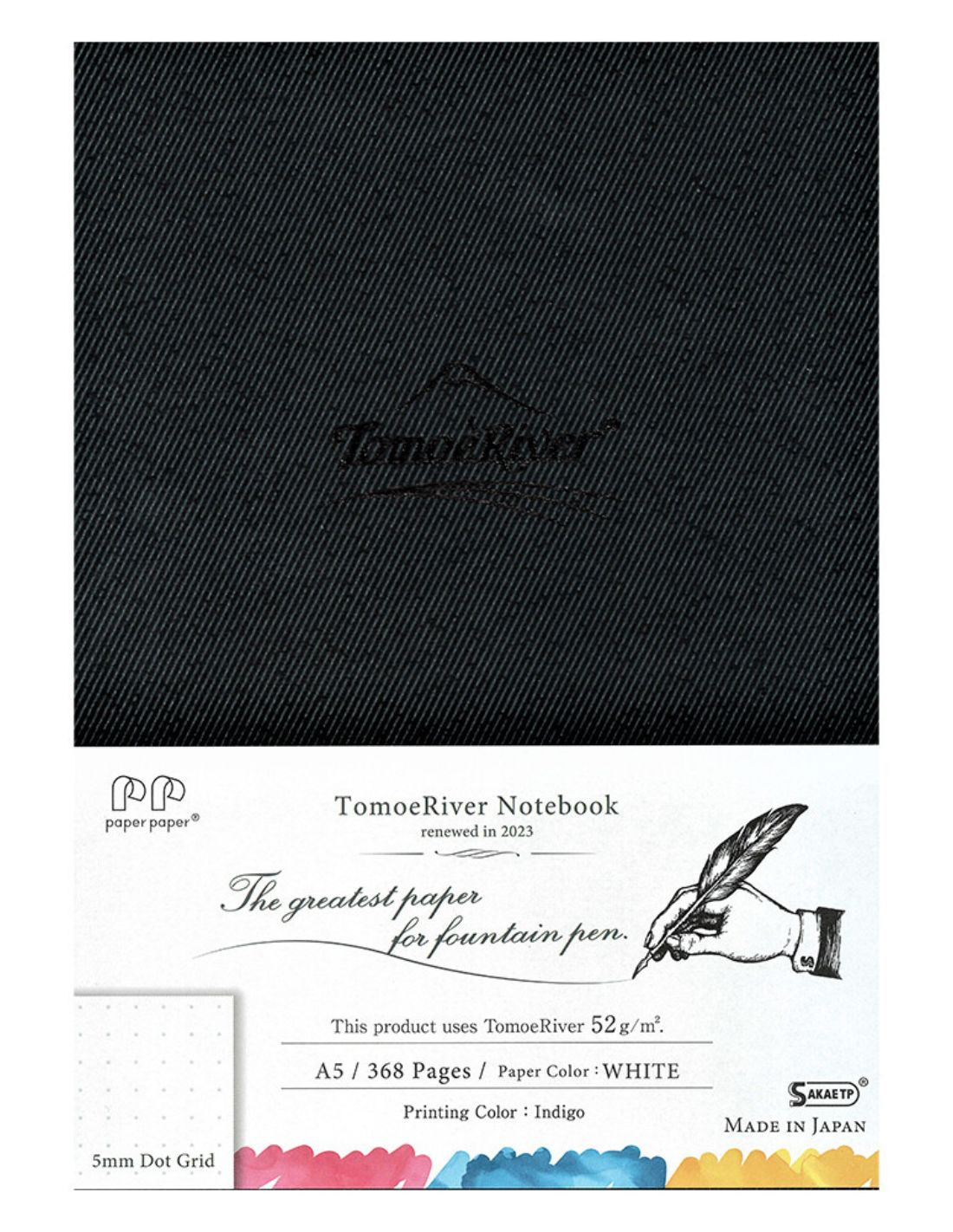 A5 Tomoe River FP 52gsm Notebook - 368 Pages Dot