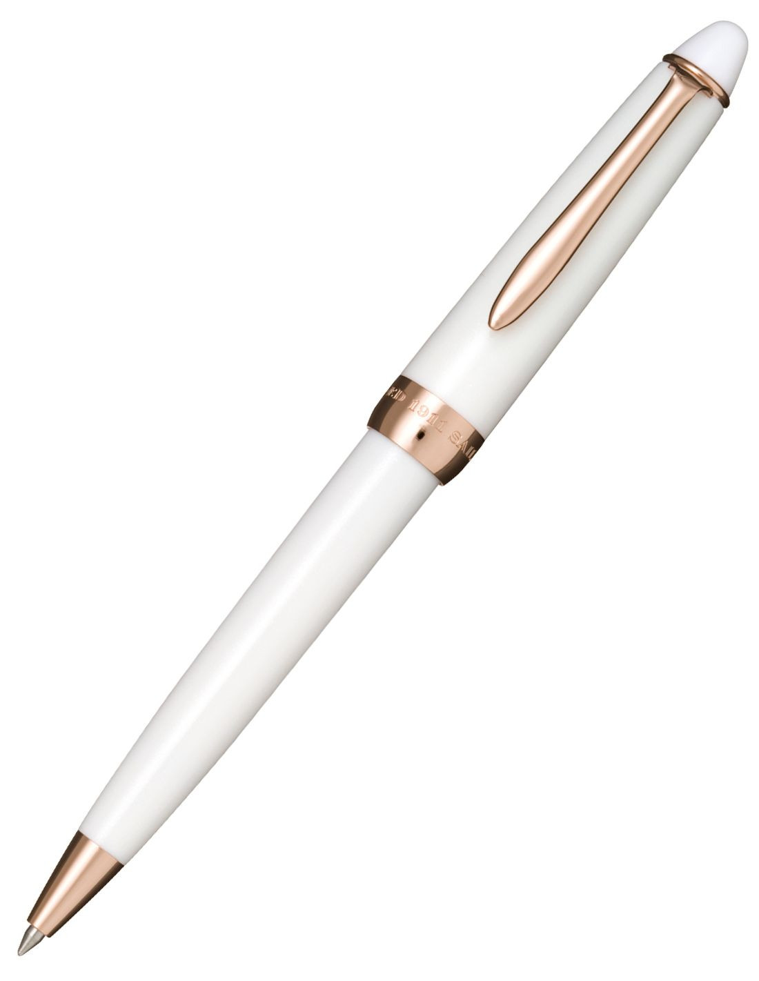 Sailor Fasciner Ballpoint Pen - Pearl White