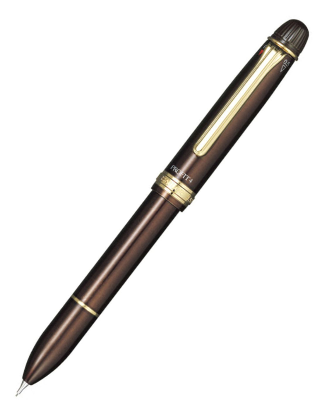 Sailor 1911 Profit4 - 3 colors Ballpoint Pen & Mechanical Pencil - Brown