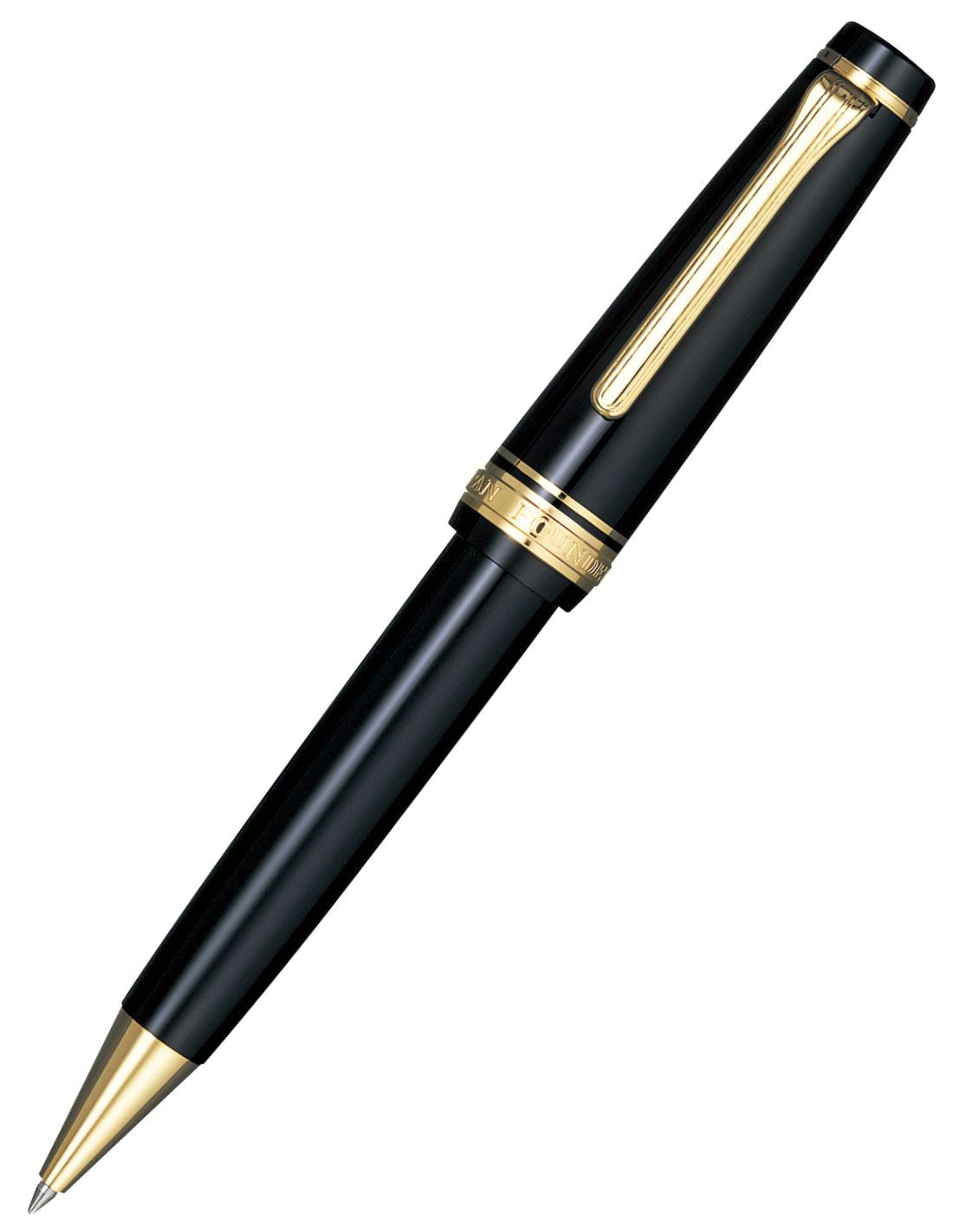 Sailor Professional Gear Ballpoint Pen - Black GT
