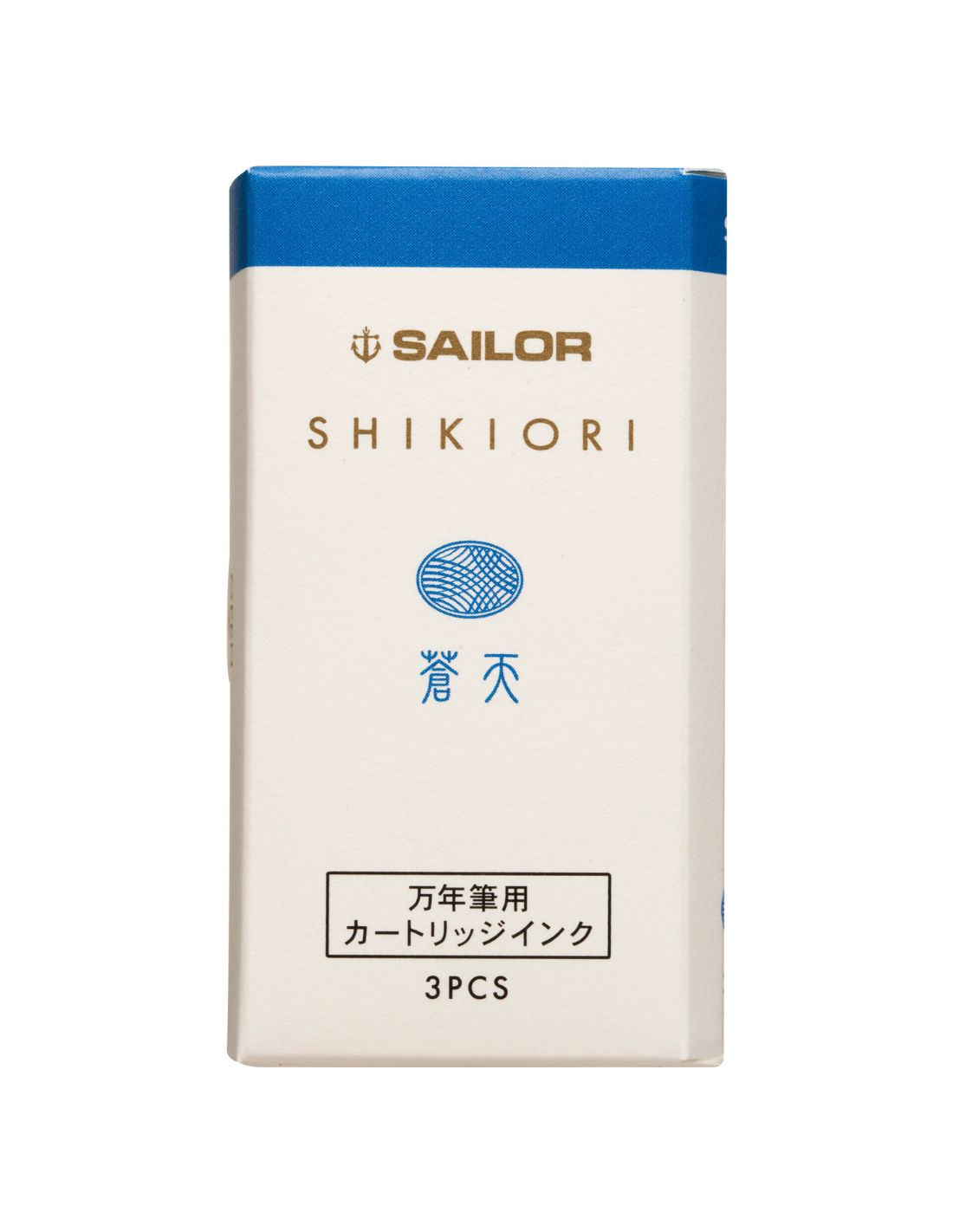Shikiori Izayoi-no-Yume Ink - Souten (Azure Sky) - 3 Cartridges - Sailor