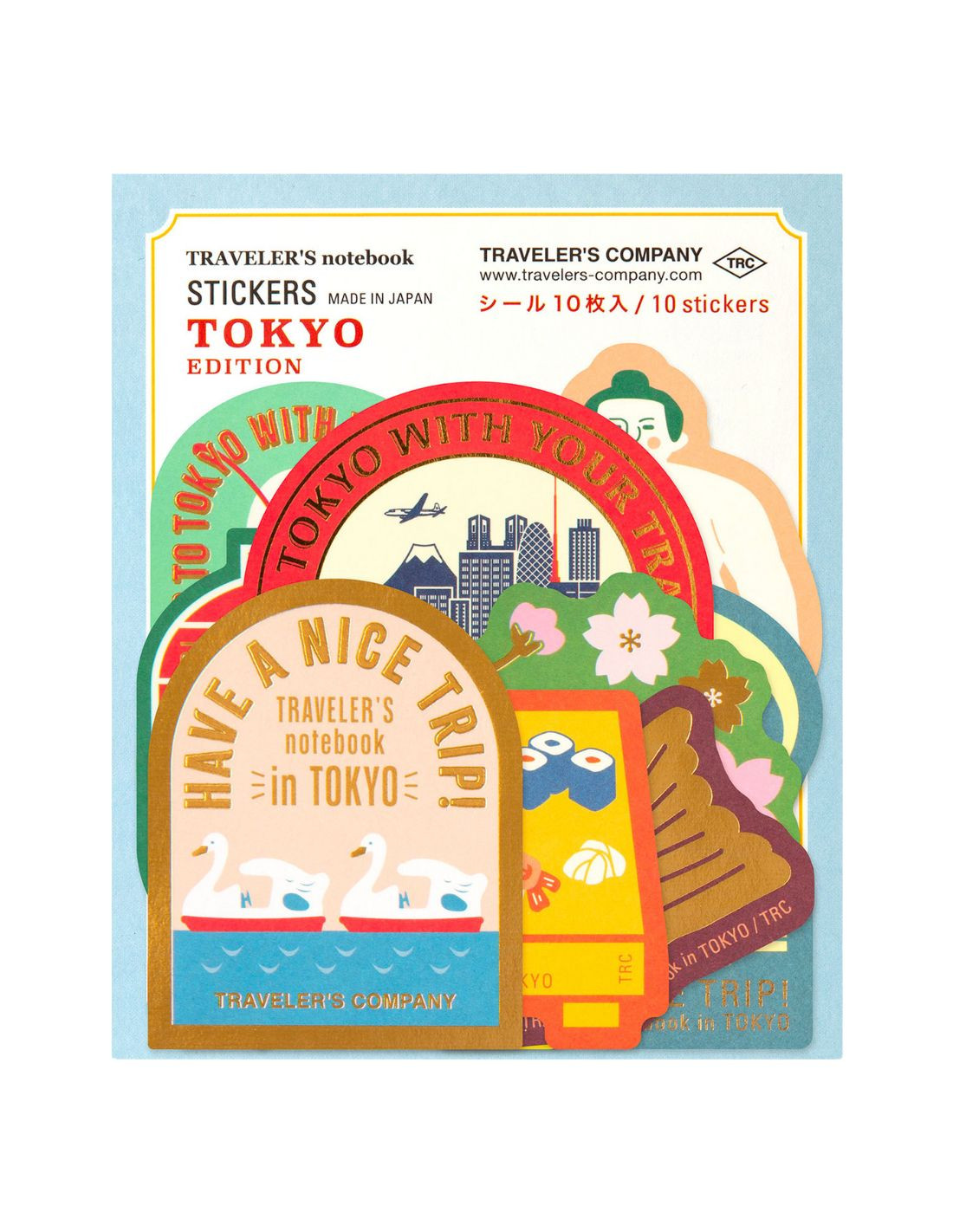 TOKYO EDITION Stickers - TRAVELER'S notebook Papeterie Makkura