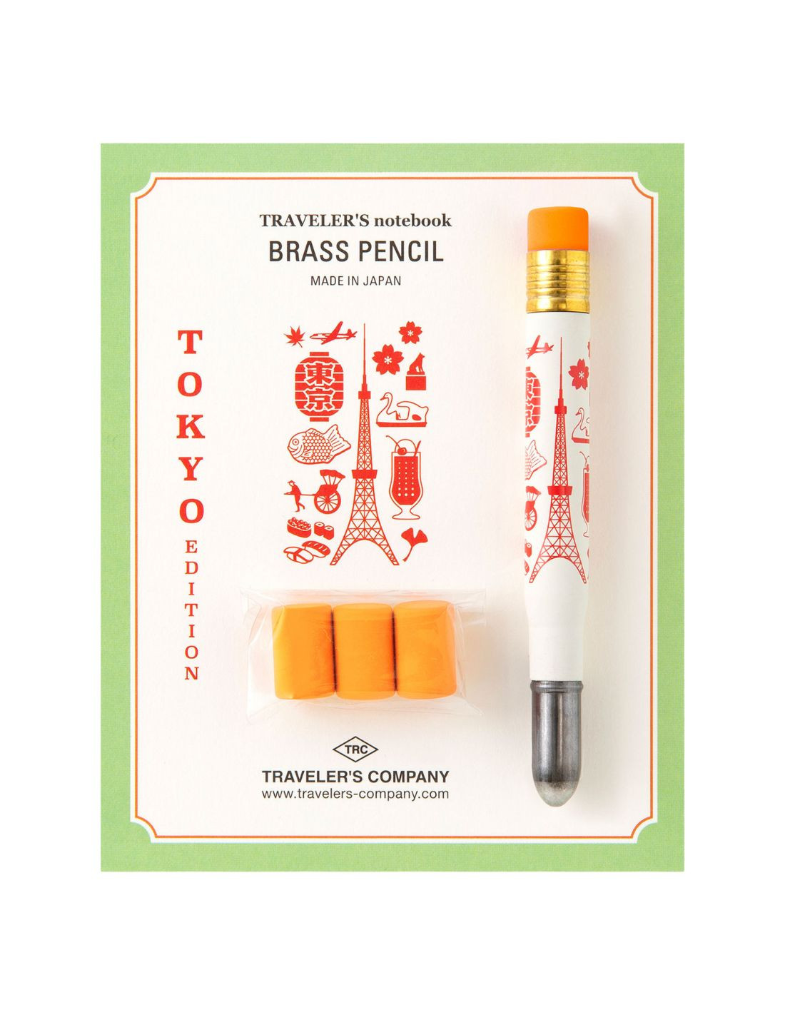 BRASS Pencil TOKYO EDITION - TRAVELER'S notebook|Papeterie Makkura