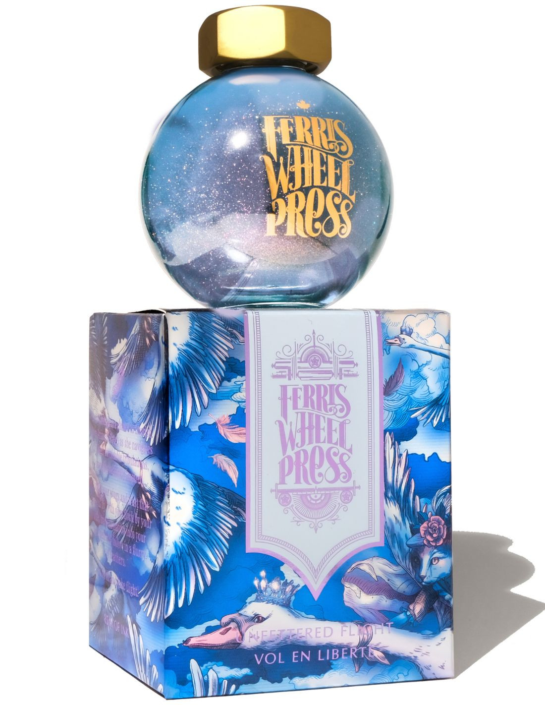 Encre FerriTales - The Wild Swans | Unfettered Flight 85ml - Ferris Wheel Press|Papeterie Makkura