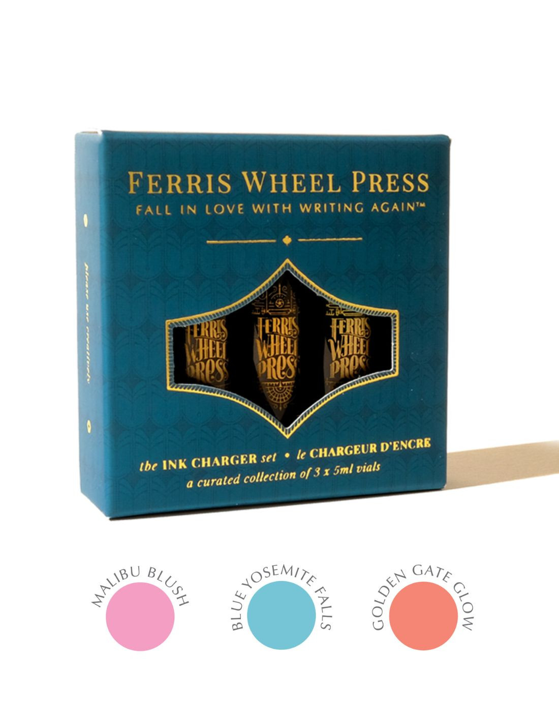 Ferris Wheel Press Ink Charger Set - The Dreaming in California Collection Papeterie Makkura