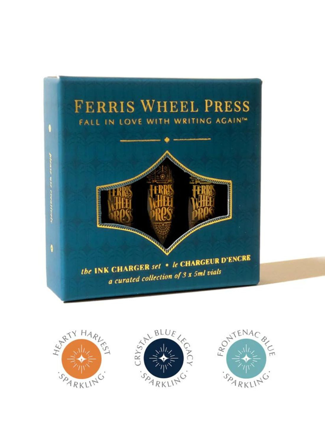 Ferris Wheel Press Ink Charger Set - The Frosted Carnival Collection Papeterie Makkura