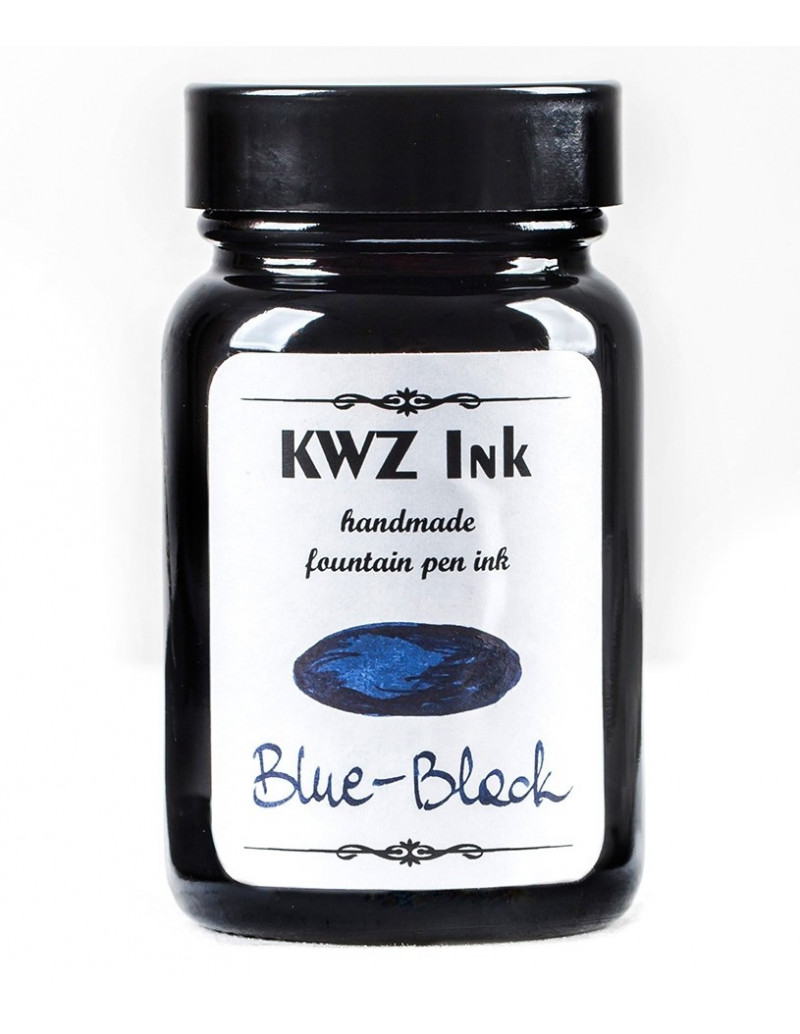 Encre artisanale 60ml - Blue Black n°4104 - KWZ ink